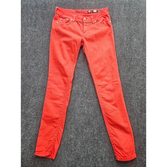 Miss Me Red Skinny Jeans - Picture 6 of 10